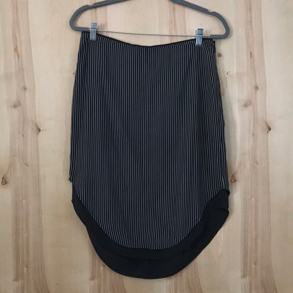 rag & bone Dresses & Skirts - Rag & Bone Black and White Stripe Skirt Size 8